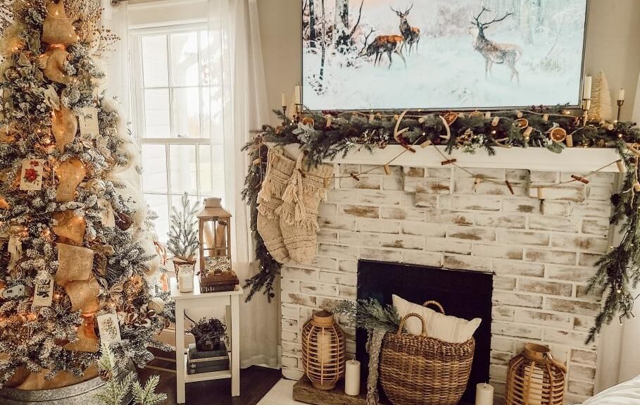 Rustic christmas decorations